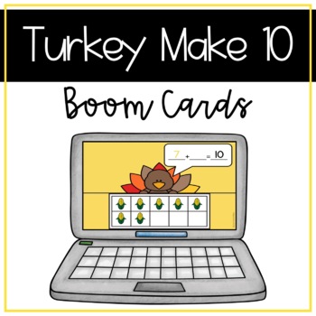 Preview of Making 10 Activity for Boom Learning™ | November