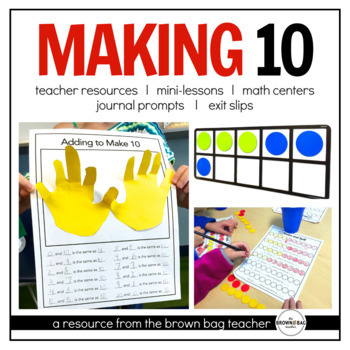 Preview of Making 10: Adding to 10 Lesson and Games for Building Mental Math & Number Sense