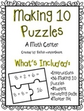 Making 10 Puzzles {An Addition Strategy Math Center}