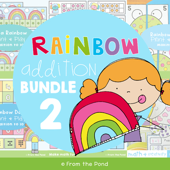 Preview of Making 10 Rainbow Addition Bundle 2