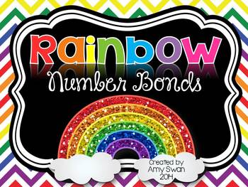 Preview of Rainbow Number Bonds - Decomposing Numbers DIFFERENTIATED Math Station - CCSS
