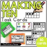 Making 10 Task Cards Ten Frame Making 10 Practice