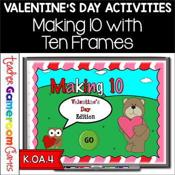 Preview of Making 10 Valentine's Day Powerpoint Game