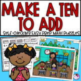 Making 10 to Add | Math Puzzles | Math Center