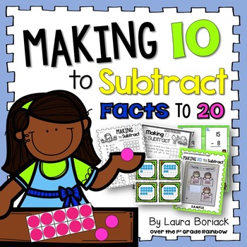 Preview of Making 10 to Subtract ~ Subtraction Facts to 20