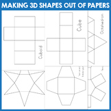 Making 3D Shapes Out of Papers templates