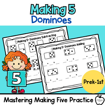 Preview of Dominoes Addition and Subtraction within 5 Worksheets