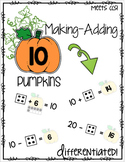 Making-Adding 10 Pumpkins