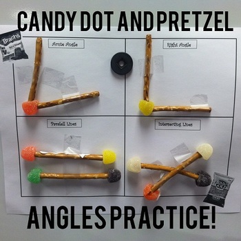Preview of Making Angles with Candy and Pretzels!