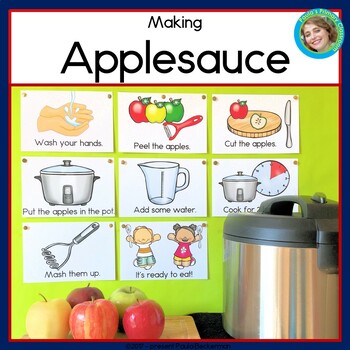 Preview of Making Applesauce | Math Reading Writing and Life Skills | Cooking Applesauce