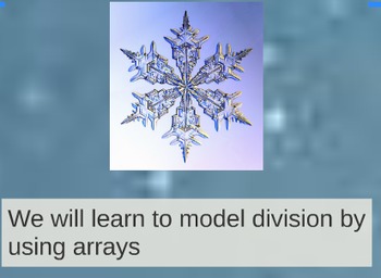 Preview of Prezi for Making Arrays to Solve Division Problems