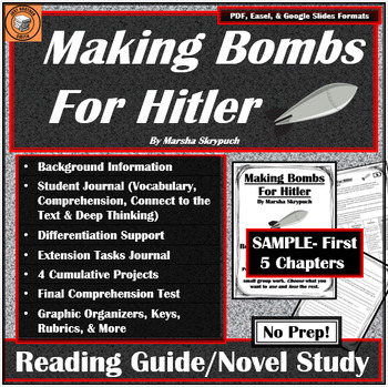 Preview of Making Bombs For Hitler | SAMPLE Reading Guide | Book / Literature Novel Study