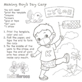 Making Boy's Day Carp Activity