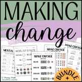 Making Change | Basic Money Math | WORKSHEET MEGA BUNDLE