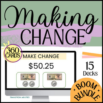 Preview of Making Change | Money Math | Life Skills | MEGA BOOM BUNDLE