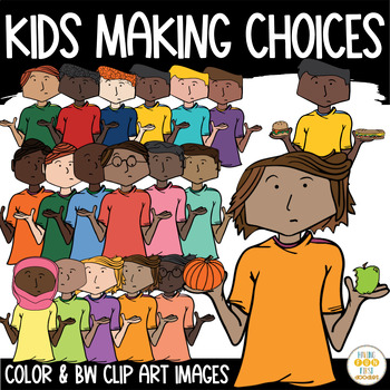 Preview of Making Choices Kids Decision Making This or That Clipart Images