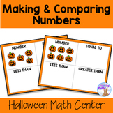 Halloween Comparing Numbers Math Center