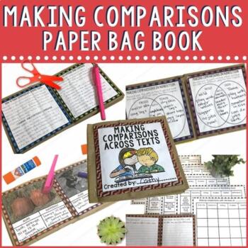 Preview of Making Comparisons Project Activities Paper Bag Book Lessons mentor texts