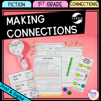 Preview of Making Connections 1st Grade Reading Comprehension Passages Questions Activities