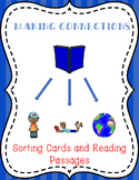 Making Connections Sorting Cards and Reading Passages