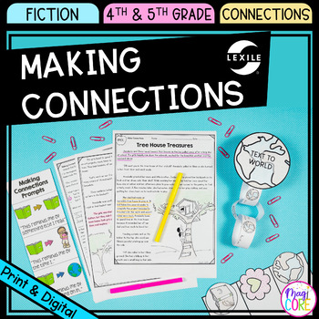 Preview of Making Connections 4th & 5th Grade Reading Comprehension Passages Questions Unit