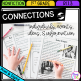 Making Connections RI.1.3 RI1.3 Reading Passages Worksheet