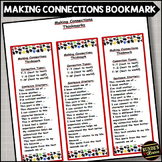 Making Connections Reading Comprehension Strategy Bookmark
