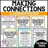 Making Connections (Connecting) Reading Posters - Classroom Decor