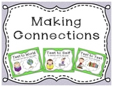 Making Connections Reading Strategies {Anchor Charts & Bookmark}