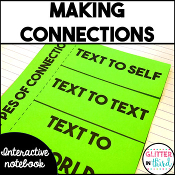 Preview of Making Connections reading activities interactive notebook