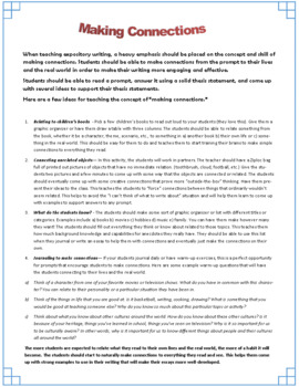 Preview of Making Connections to Enhance Expository Writing