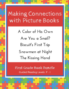 Preview of Making Connections with Picture Books|Comprehension Strategy|1st Grade Bundle #1