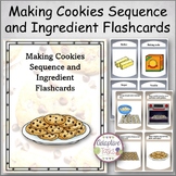 Making Cookies Sequence and Ingredient Flashcards