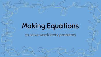 Preview of Making Equations