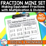 Fraction Mini Set: Making Equivalent Fractions Worksheet