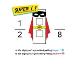 Making Equivalent Fractions using "SUPER 1"