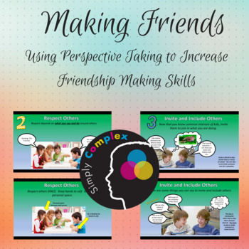 Preview of Making Friends, Friendships; Flexible Thinking in Making Friends; Perspective