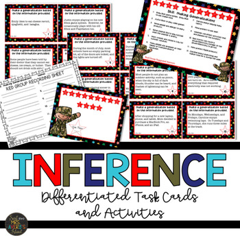 Preview of Making Inferences and Generalizing Task Cards | Coronavirus Distance Learning