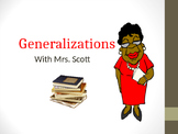 Making Generalizations Powerpoint Lesson