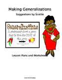 Making Generalizations-Sample Lesson Plan and Worksheets