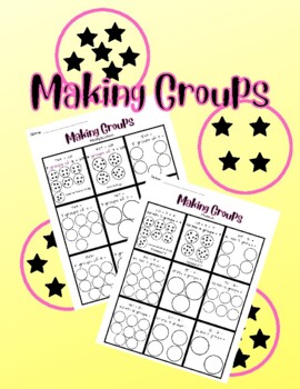 Preview of Making Groups Multiplication & Division Practice (No Remainders)