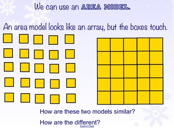 Preview of Making Hard Facts Easy - Distributive Property with Area Models SMARTboard