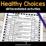Healthy Habits - Making Healthy Choices Health Activities