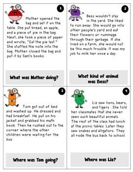 Making Inferences Task Cards Distance Learning by Teacher's Take-Out