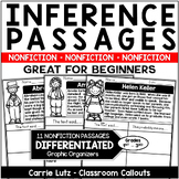 Inference Reading Passages Nonfiction Making Inferences In