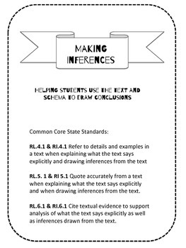 Making Inferences Worksheets Teaching Resources Teachers Pay Teachers