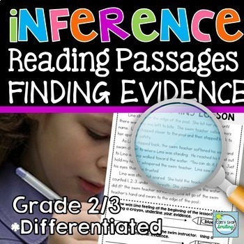 Preview of Making Inferences 2nd 3rd Grade Differentiated Reading Comprehension Passages