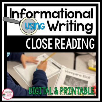 Preview of Informational Writing Unit  Non Fiction Writing Unit