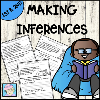 Preview of Making Inferences Worksheets First Grade Second Grade Reading No Prep