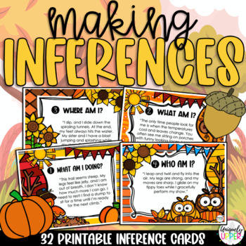 Preview of Making Inferences Activity Task Cards 